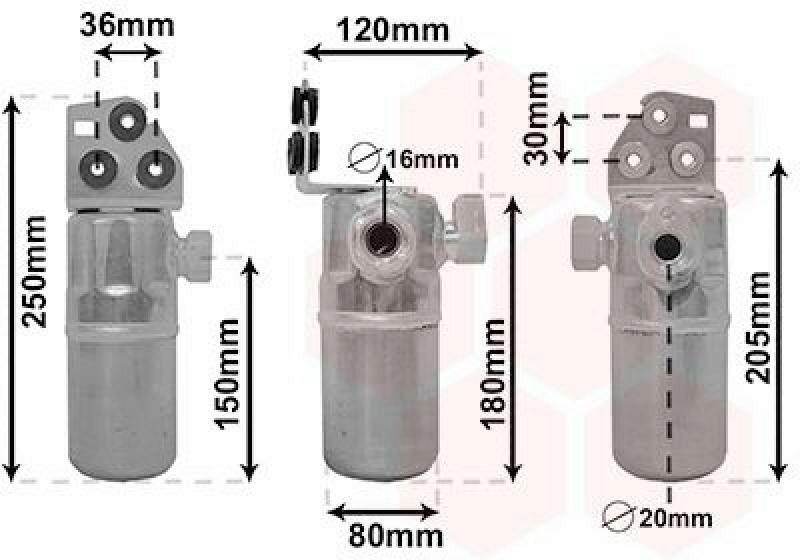 VAN WEZEL Trockner, Klimaanlage 0300D300