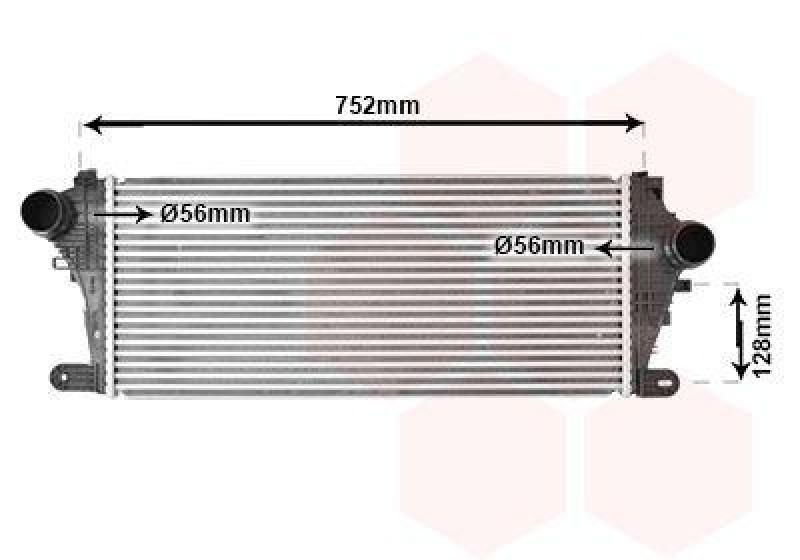 VAN WEZEL Ladeluftk&uuml;hler 37014714