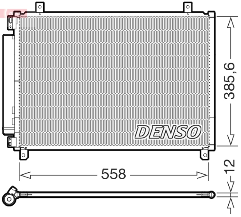 DENSO Kondensator, Klimaanlage