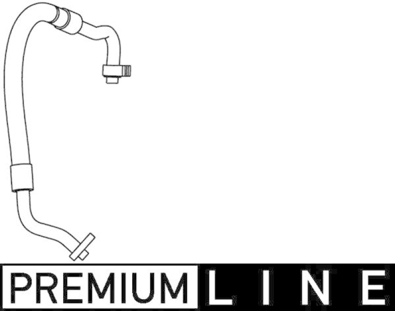 MAHLE Low Pressure Line, air conditioning PREMIUM LINE