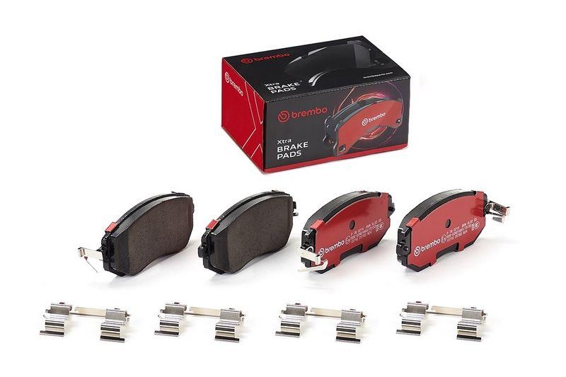 BREMBO Bremsbelagsatz, Scheibenbremse XTRA LINE P 78 021X