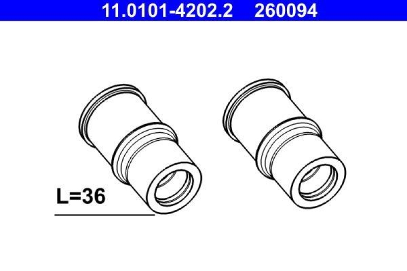 ATE Guide Sleeve Kit, brake caliper