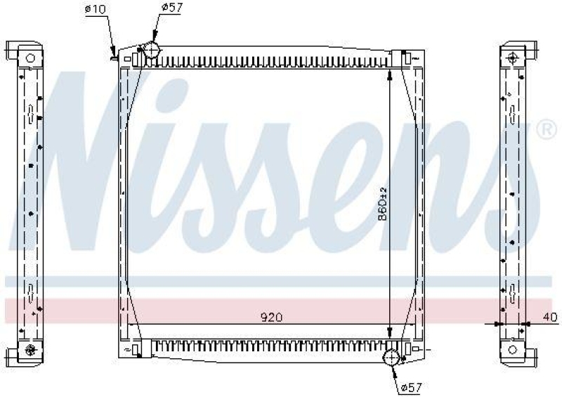 NISSENS Radiator, engine cooling