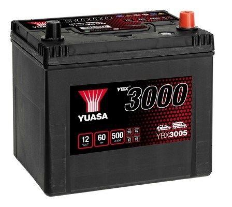 YUASA Starterbatterie YBX3000 SMF Batteries