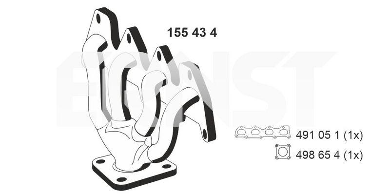 ERNST Krümmer, Abgasanlage