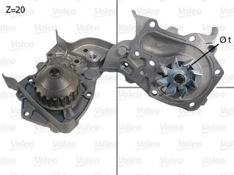 VALEO Wasserpumpe, Motorkühlung 506564