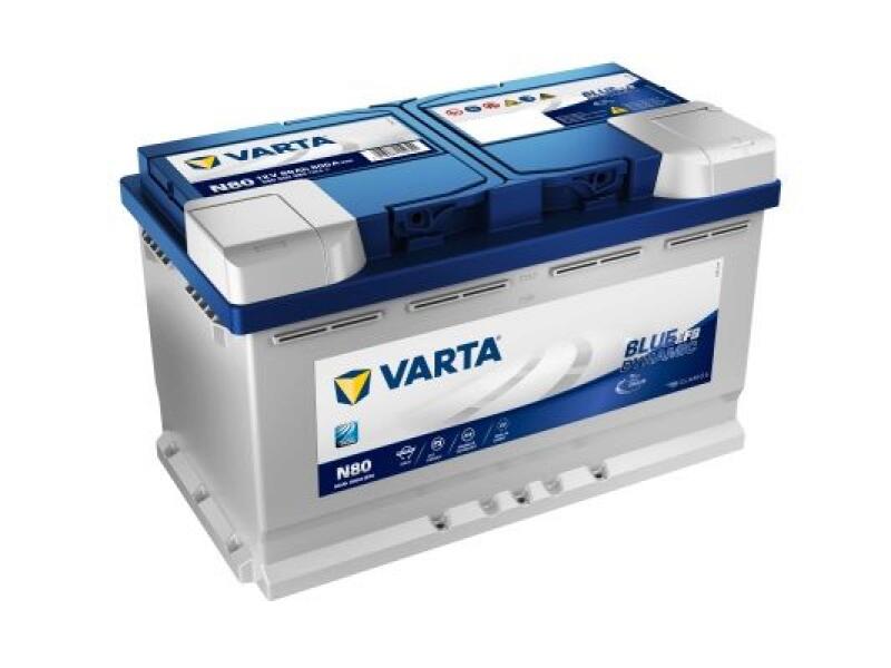 VARTA Starterbatterie BLUE dynamic EFB 80Ah 800A