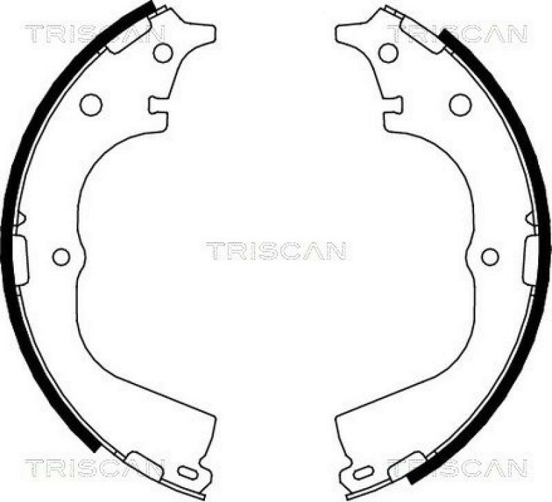 TRISCAN Bremsbackensatz 8100 13557