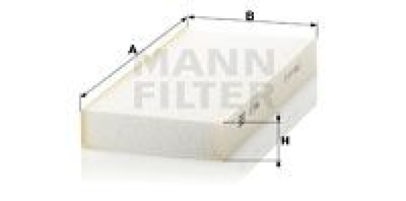 MANN-FILTER Filter, interior air