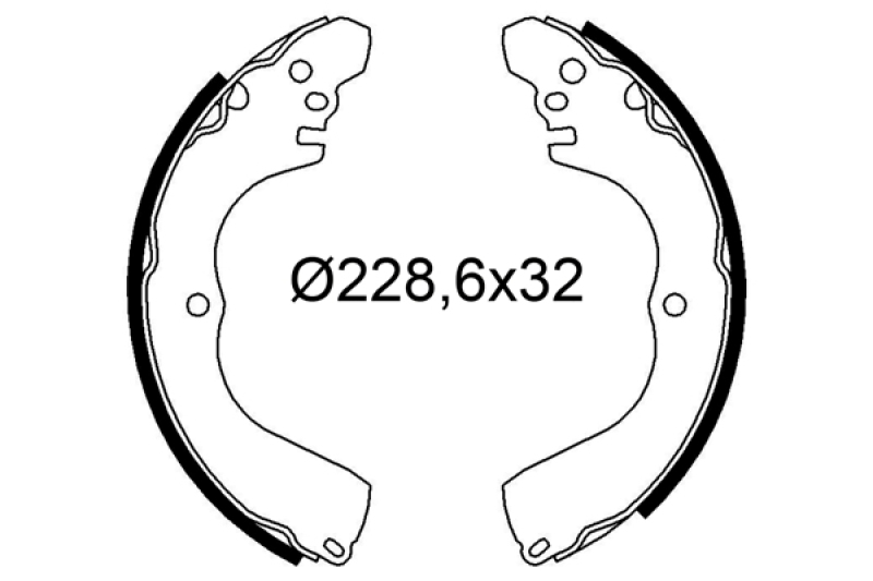 VALEO Bremsbackensatz 564287
