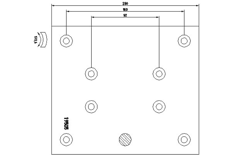 TEXTAR Brake Lining Kit, drum brake