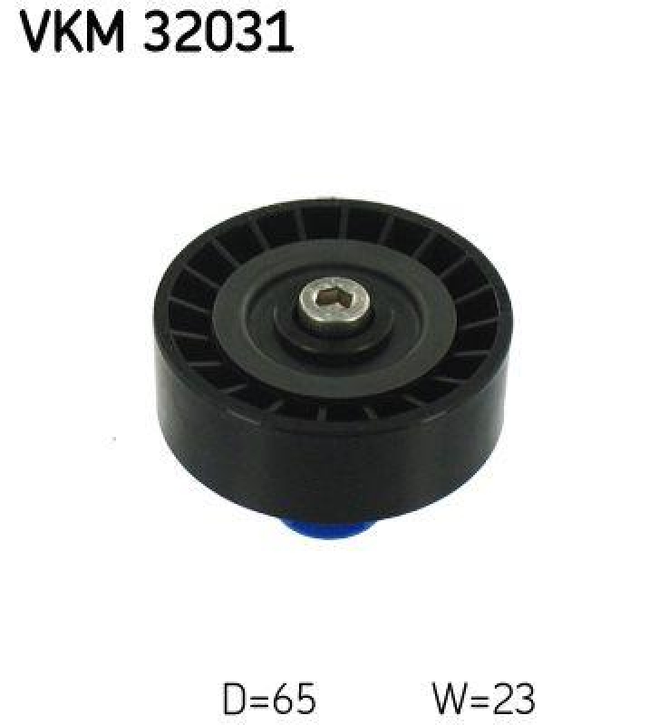 SKF Deflection/Guide Pulley, v-ribbed belt