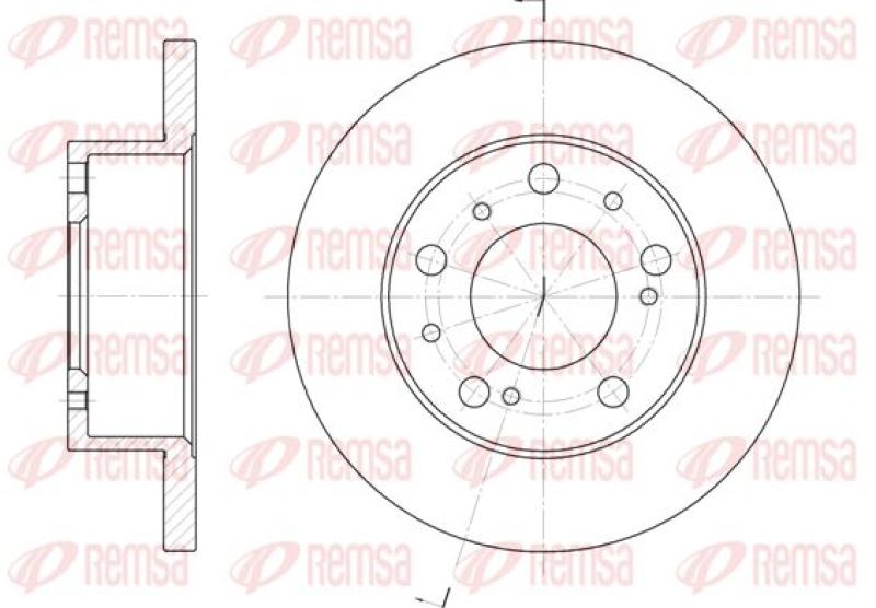 2x KAWE Brake Disc