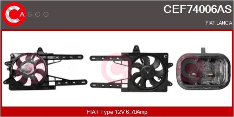 CASCO Electric Motor, radiator fan