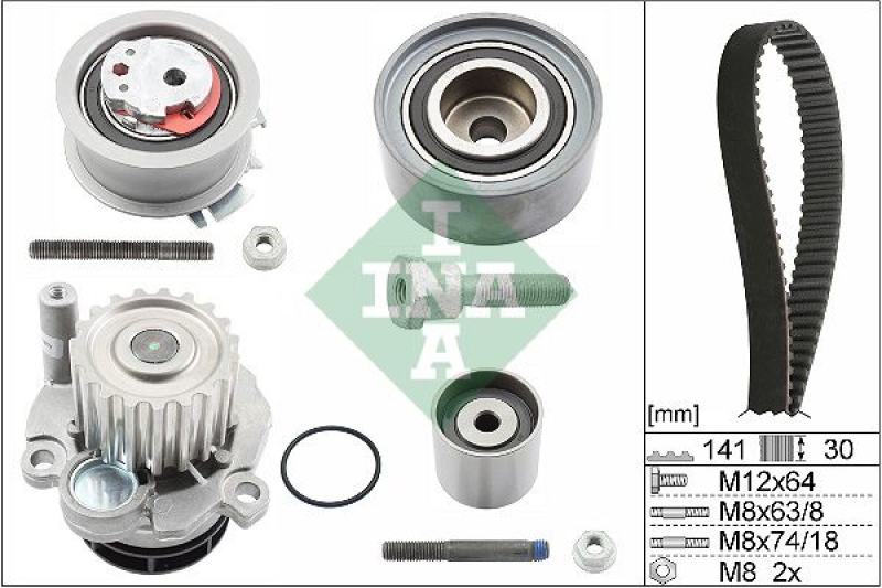 Schaeffler INA Wasserpumpe + Zahnriemensatz