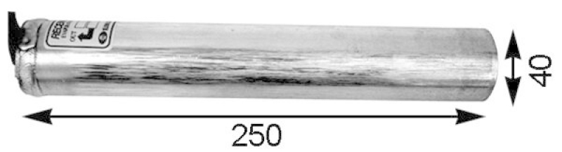 MAHLE Trockner, Klimaanlage BEHR AD 182 000S