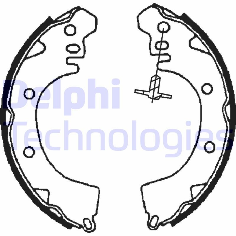DELPHI Bremsbackensatz LS1705