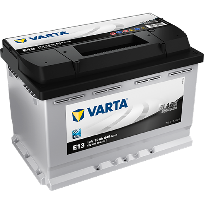VARTA Autobatterie Starterbatterie Batterie GUG Black Dynamic 12V 70Ah 640A B13