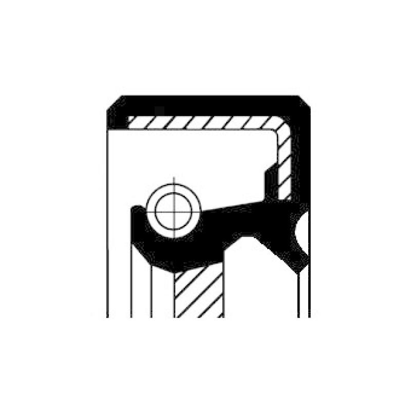 CORTECO Wellendichtring, Kurbelwelle 19035154B