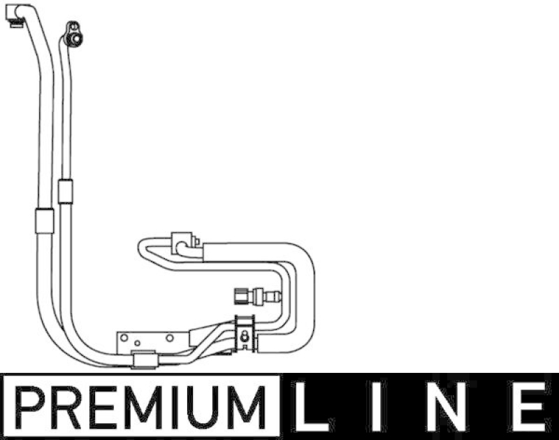 MAHLE High-/Low Pressure Line, air conditioning PREMIUM LINE