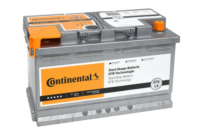 Continental Starterbatterie Start-Stop 80Ah 800A EFB