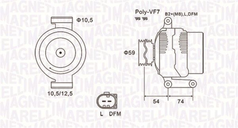 MAGNETI MARELLI Alternator