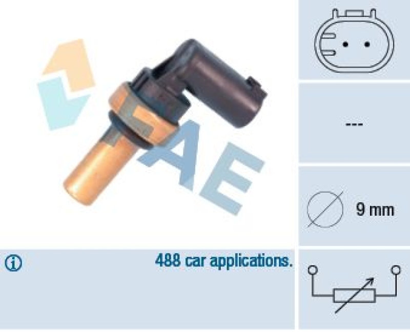 FAE Sensor, coolant temperature