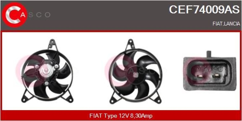 CASCO Elektromotor, Kühlerlüfter