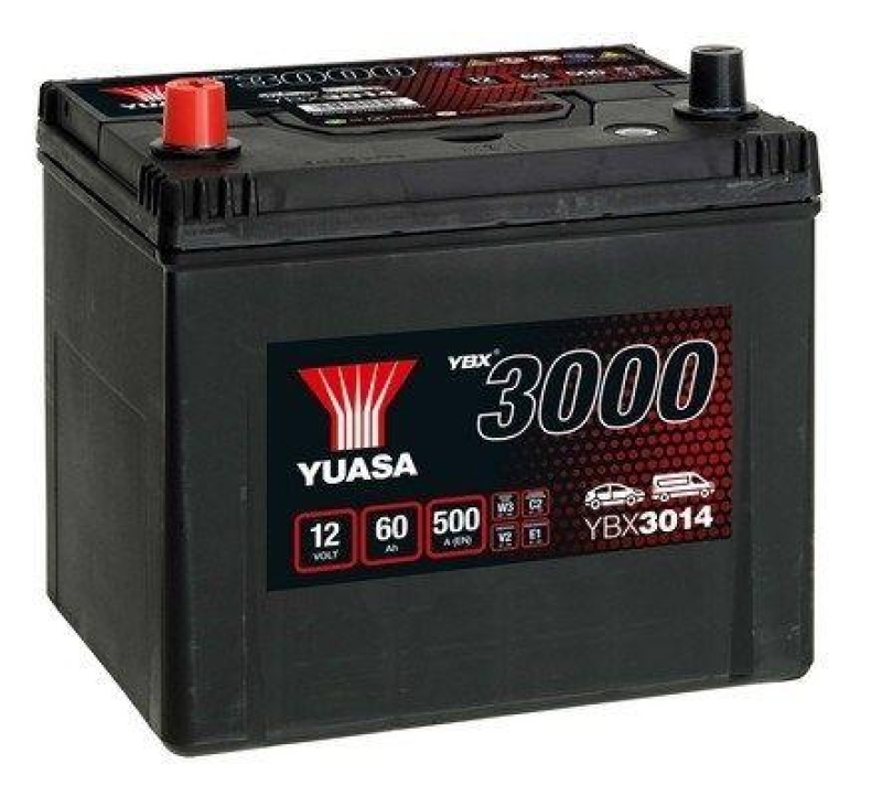 YUASA Starterbatterie YBX3000 SMF Batteries
