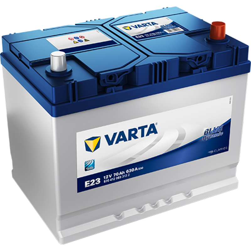 VARTA Autobatterie Starterbatterie Batterie Blue Dynamic GUG 12V 70Ah 630A B01