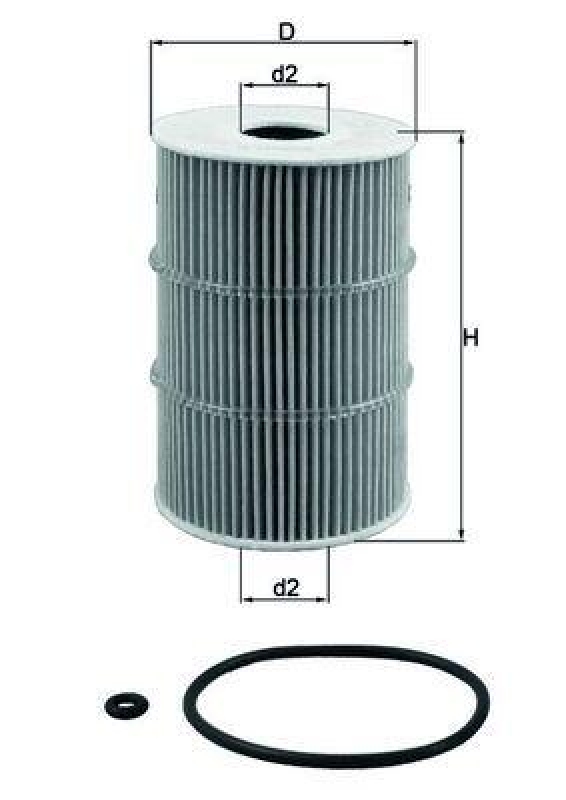 MAHLE ORIGINAL &Ouml;lfilter OX 378D