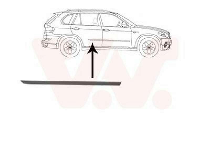 VAN WEZEL Trim/Protective Strip, door