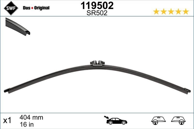 SWF Wischblatt DAS ORIGINAL REAR 119502