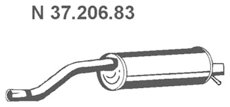 EBERSPÄCHER Endschalldämpfer