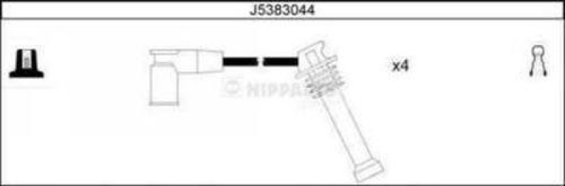 NIPPARTS Ignition Cable Kit