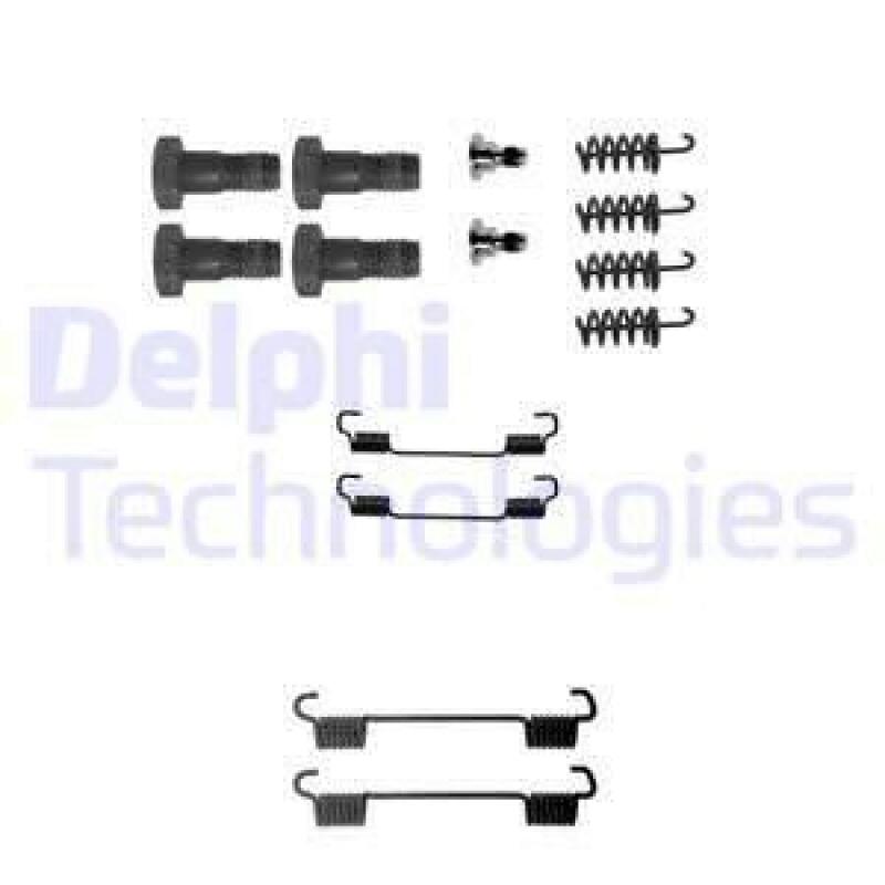 DELPHI Zubehörsatz Bremsbacken Trommelbremse Montagesatz
