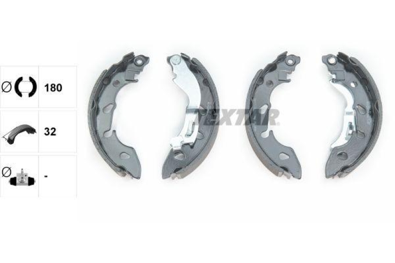 TEXTAR Bremsbackensatz 91079700