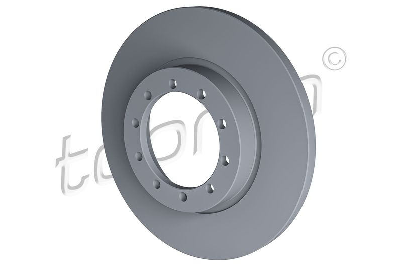 2x TOPRAN Bremsscheibe COATED 304616