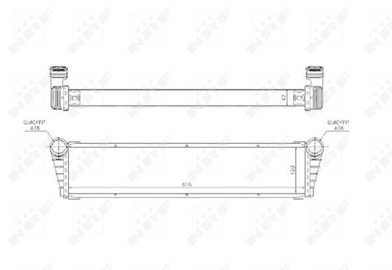 NRF Radiator, engine cooling