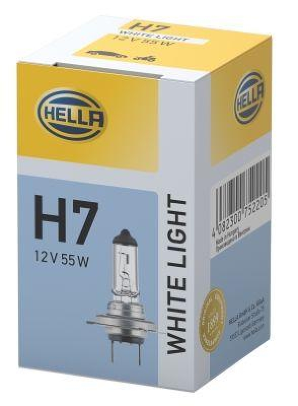 HELLA Glühlampe, Abbiegescheinwerfer WHITE LIGHT