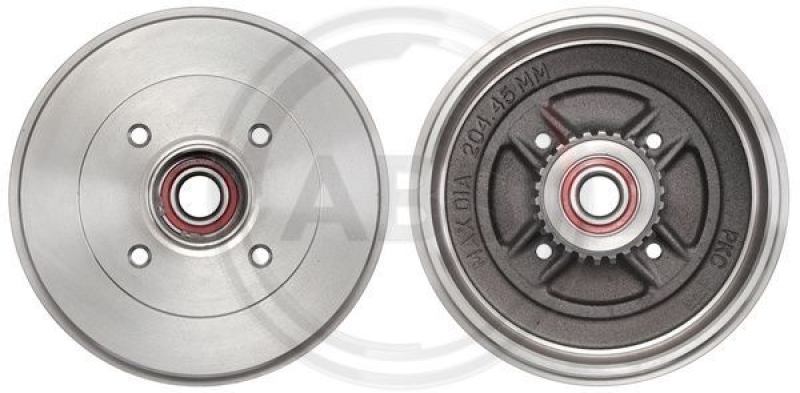 2x Brake Drum