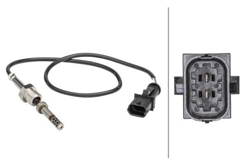 HELLA Sensor, Abgastemperatur 6PT 358 181-191