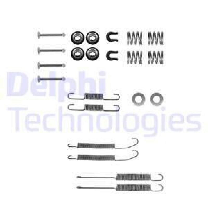 DELPHI Zubehörsatz Bremsbacken Trommelbremse Montagesatz