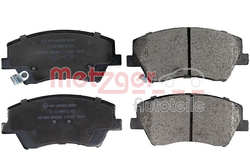 METZGER Brake Pad Set, disc brake GREENPARTS