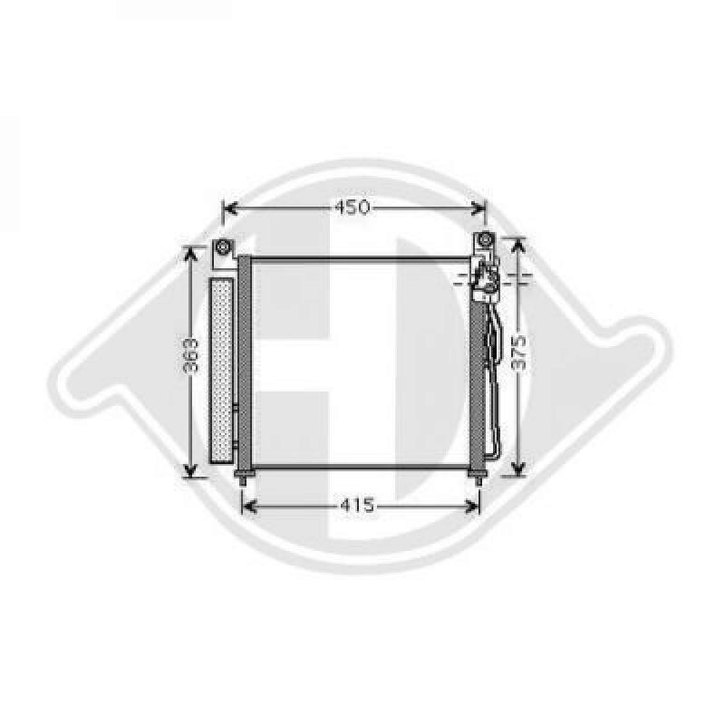 DIEDERICHS Condenser, air conditioning DIEDERICHS Climate