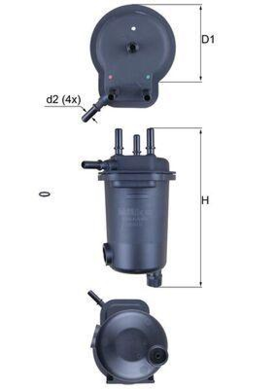 MAHLE ORIGINAL Kraftstofffilter