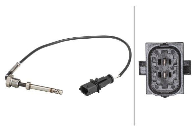 HELLA Sensor, Abgastemperatur 6PT 358 181-201