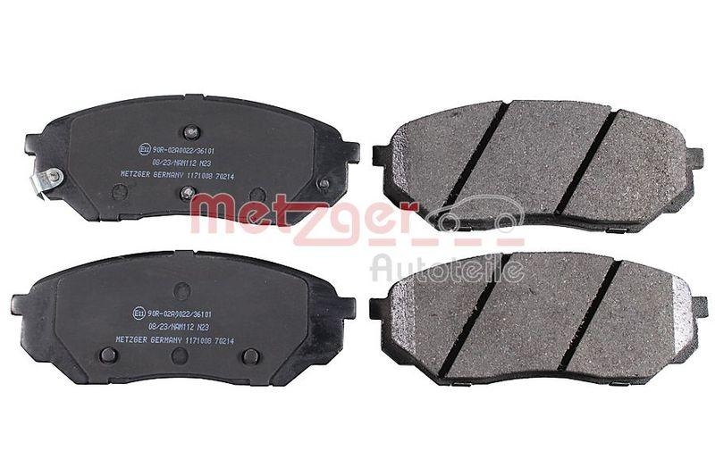 METZGER Brake Pad Set, disc brake