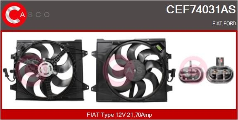 CASCO Electric Motor, radiator fan