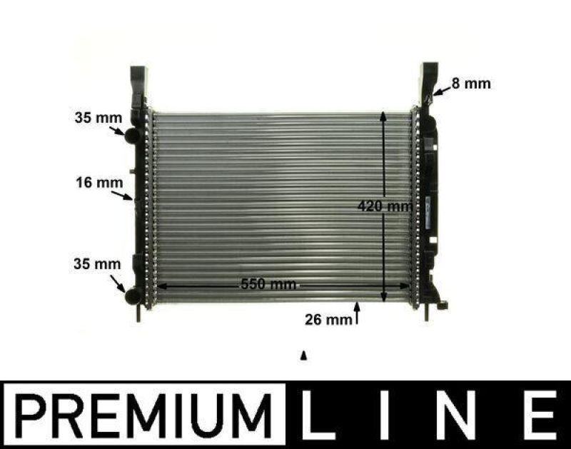Kühler, Motorkühlung MAHLE ORIGINAL WW1565171 online kaufen | Lott 